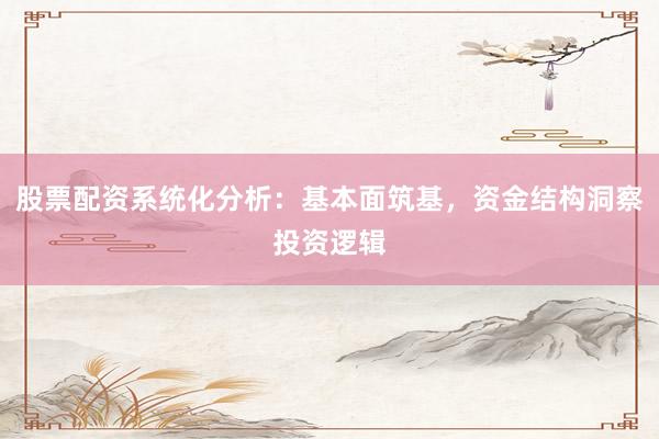股票配资系统化分析：基本面筑基，资金结构洞察投资逻辑